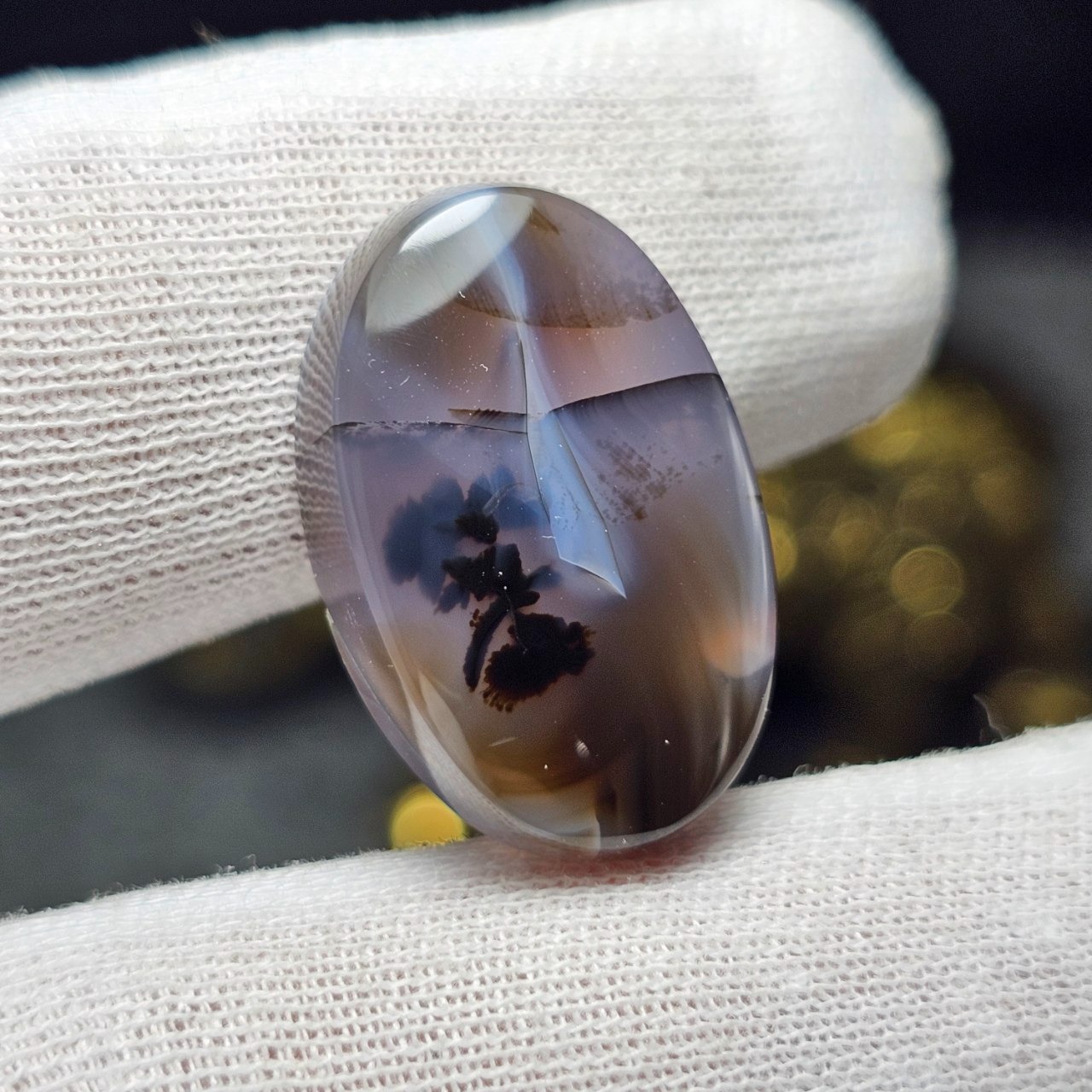 نگین سنگ طبیعی عقیق شجر معدنی خراسانی کد36999