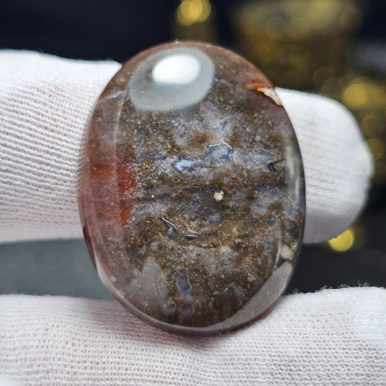 نگین درشت سنگ طبیعی عقیق معدنی خراسانی کد37003