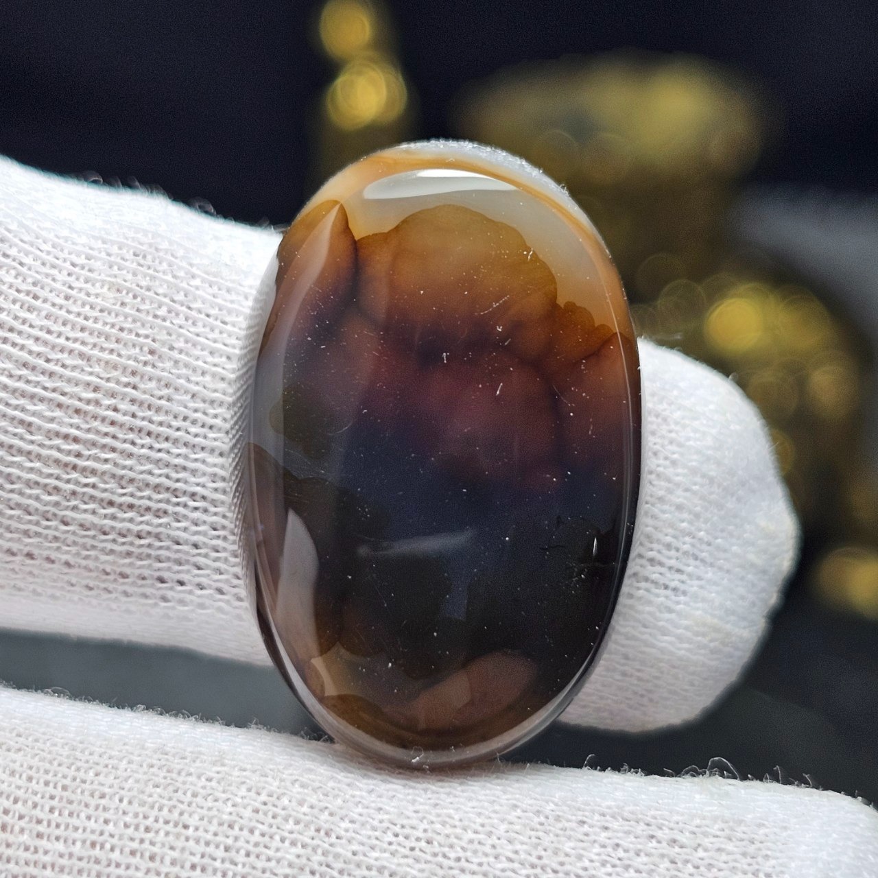 نگین درشت سنگ طبیعی عقیق معدنی خراسانی کد37005