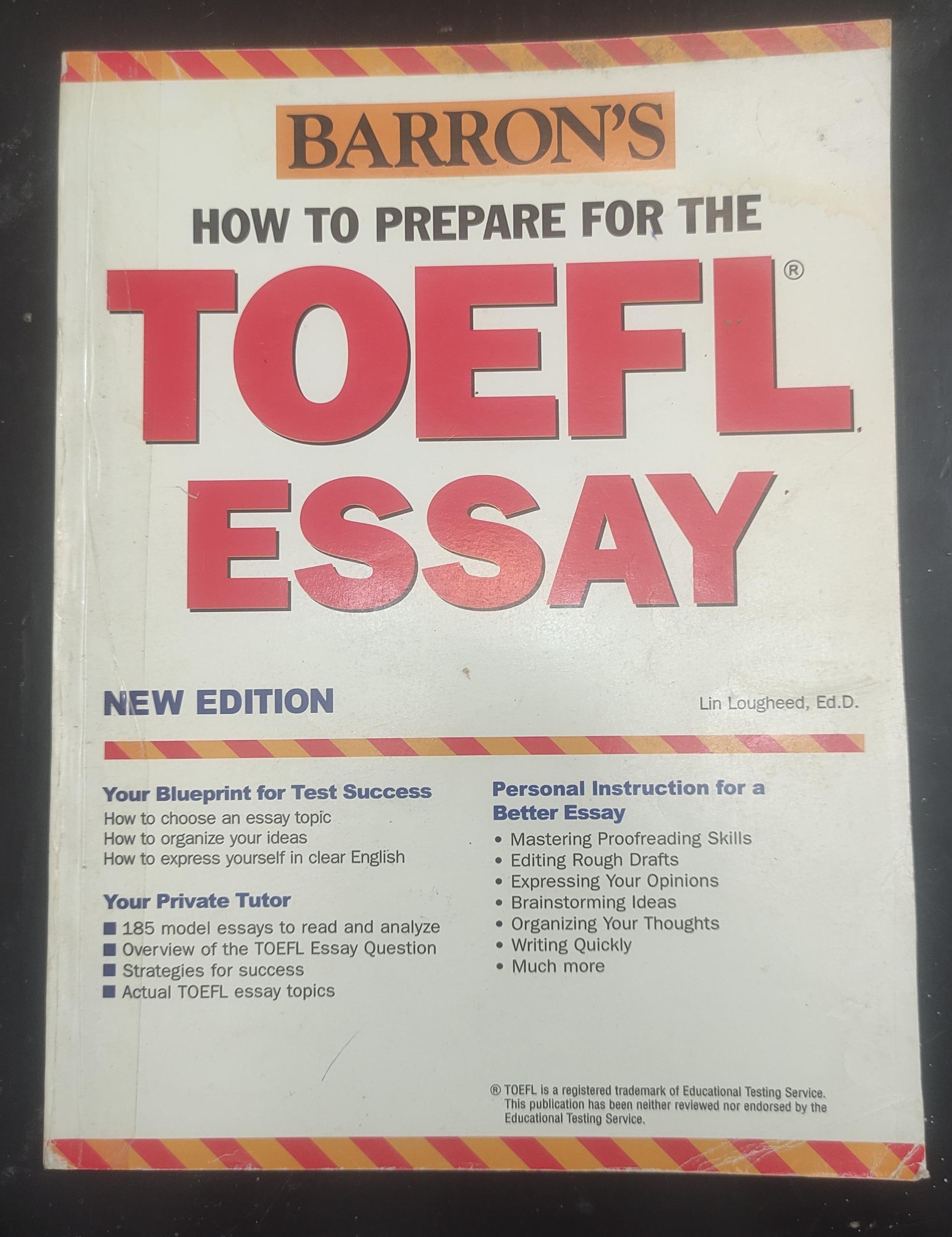 Barrons TOEFL essay