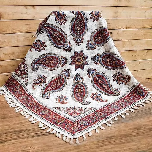 سفره قلمکارمربع اعلابته جقه 1متری