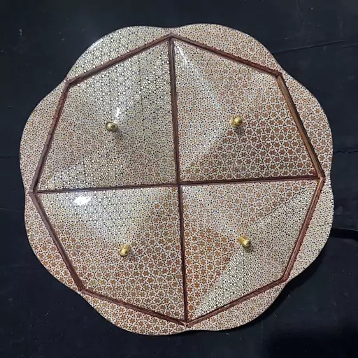شکلات خوری خاتم کاری چهار درب بزرگ 28در28