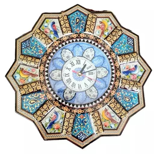 ساعت صنایع دستی خاتم کاری