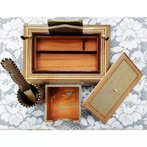 ست اداری رومیزی خاتم کاری اصفهان