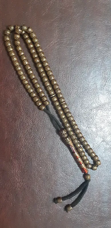 تسبیح کلکسیونی برنجکوب بسیار فاخر و کمیاب