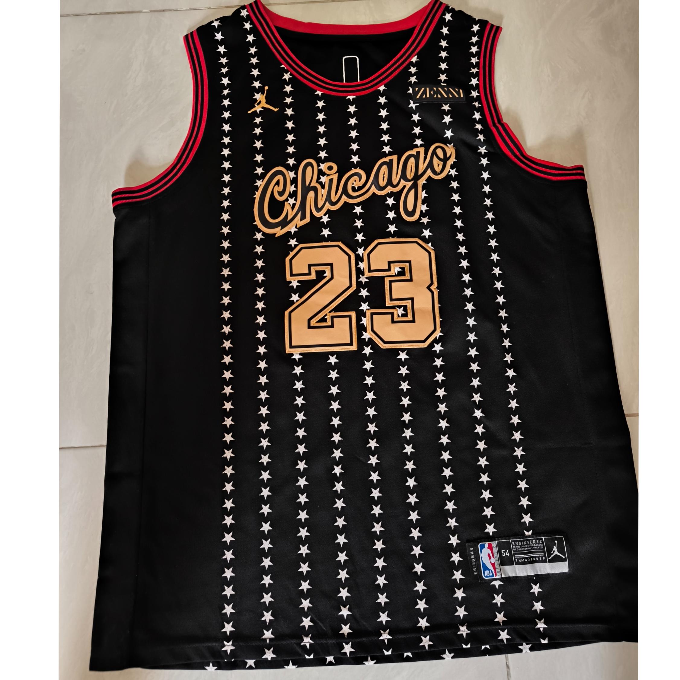 Chicago Bulls Black Full Star جرزی رکابی
