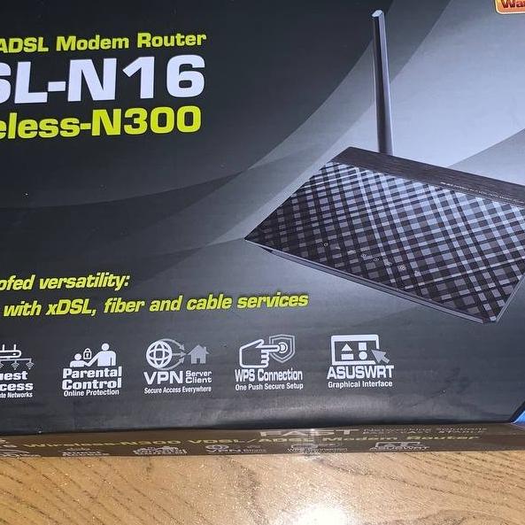 مودم روتر ایسوس مدل DSL-N16 بیسیم N300