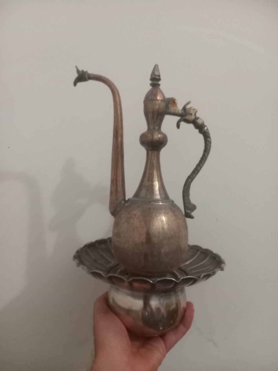 آفتابه لگن مسی سایز متوسط
