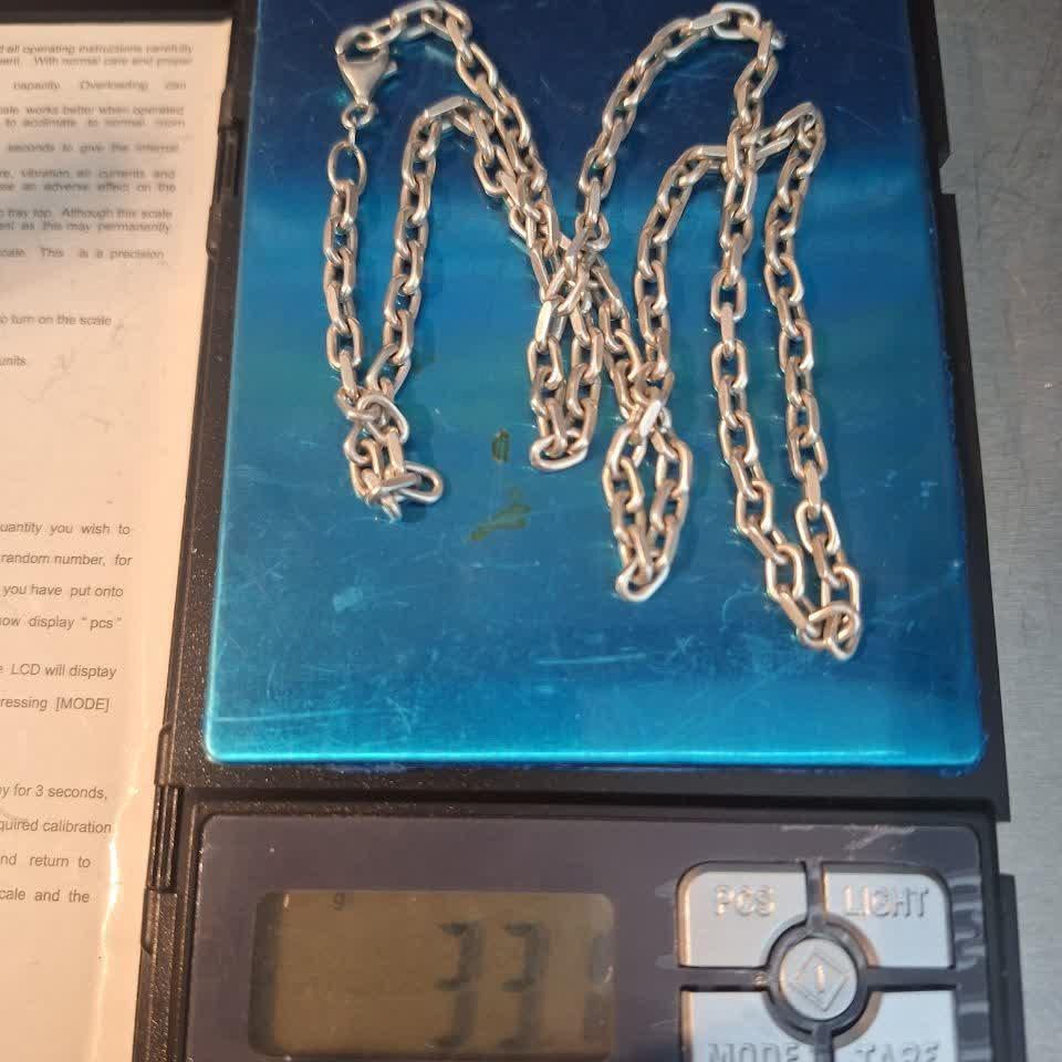 زنجیر نقره نو 33.1 گرم