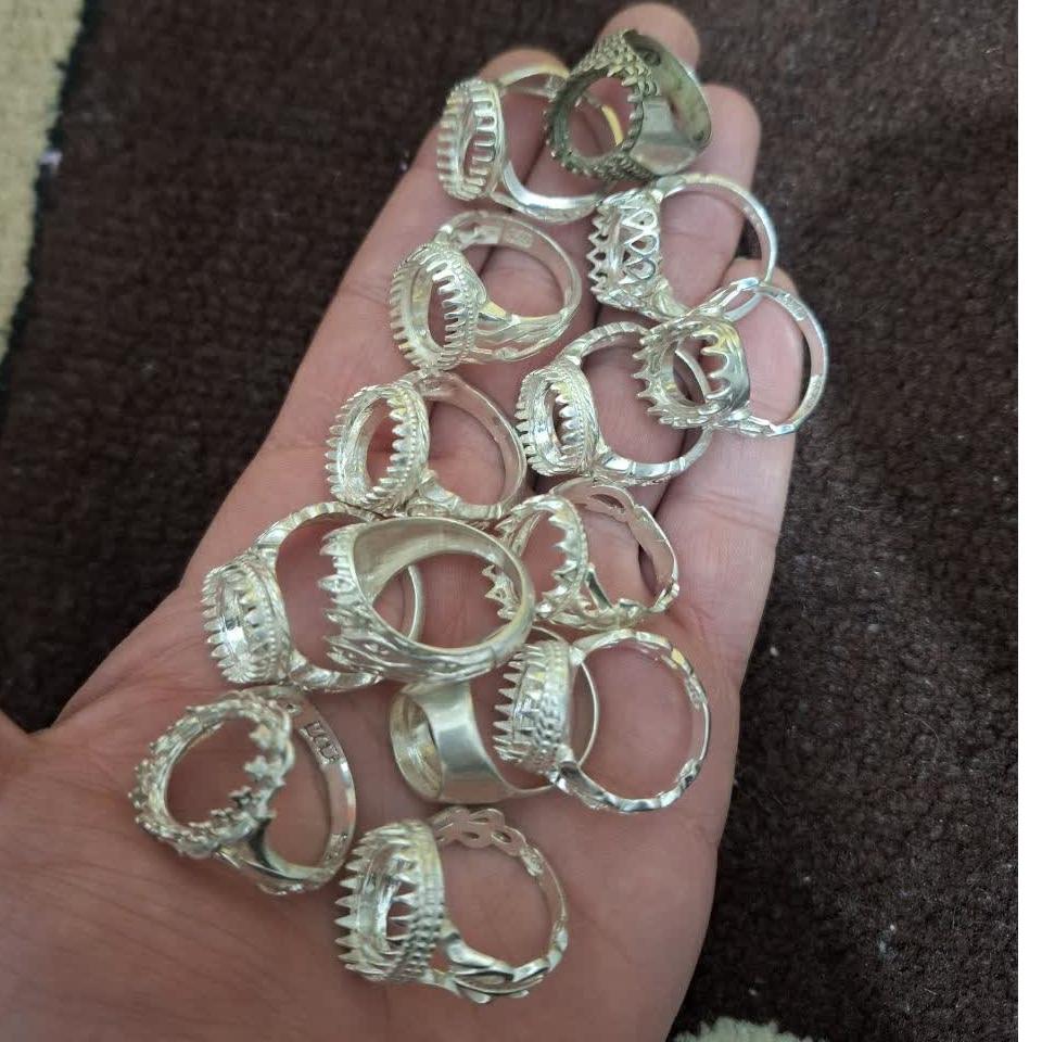 106گرم رکاب انگشتر نقره عیار925