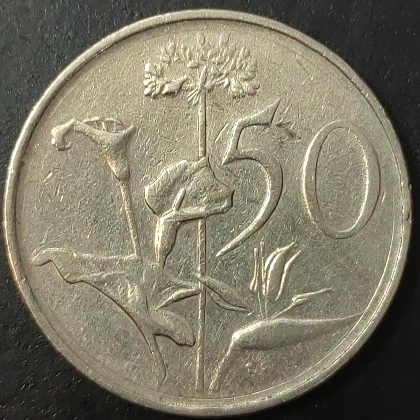 50 فرانک آفریقای جنوبی 1970