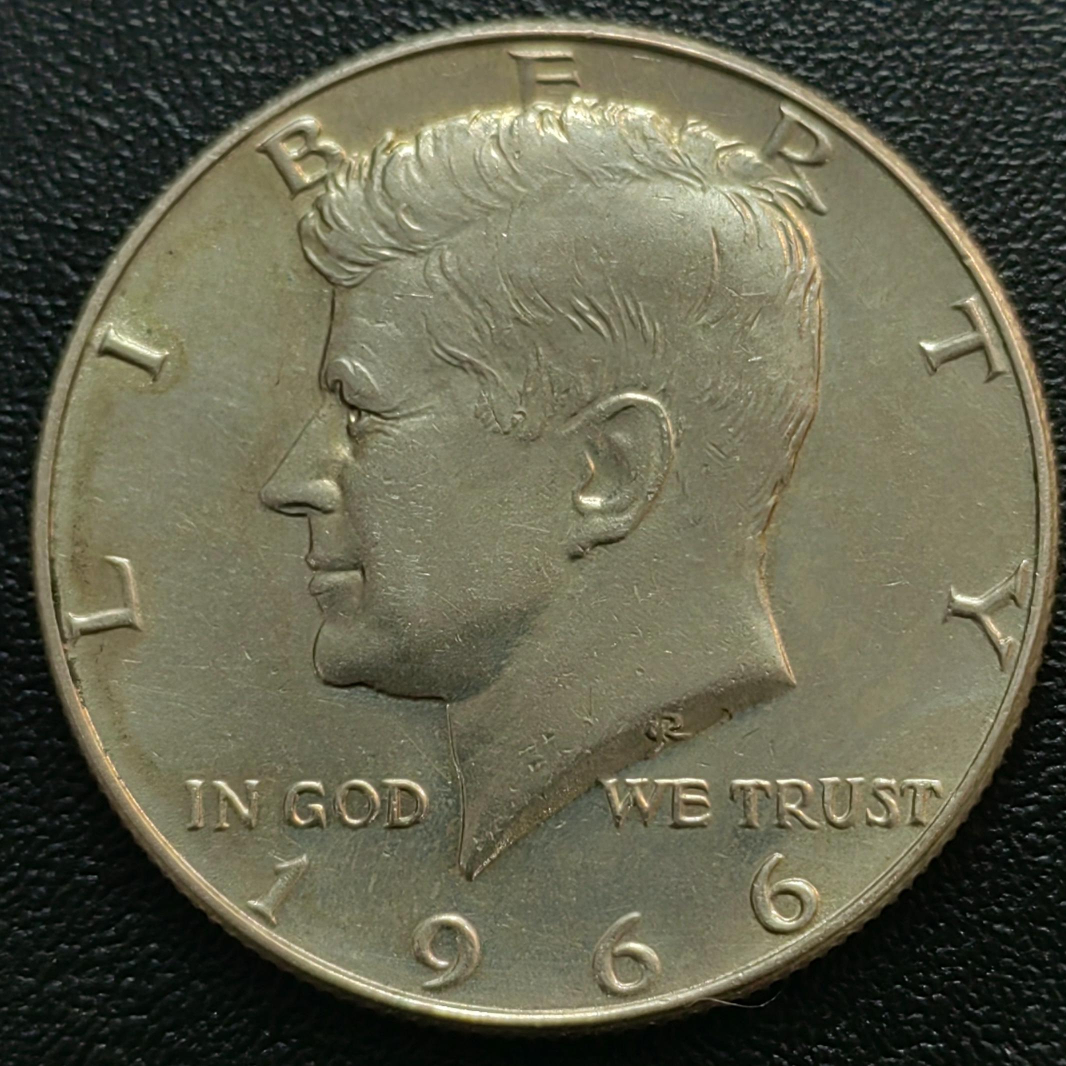 نیم دلار کندی 1966