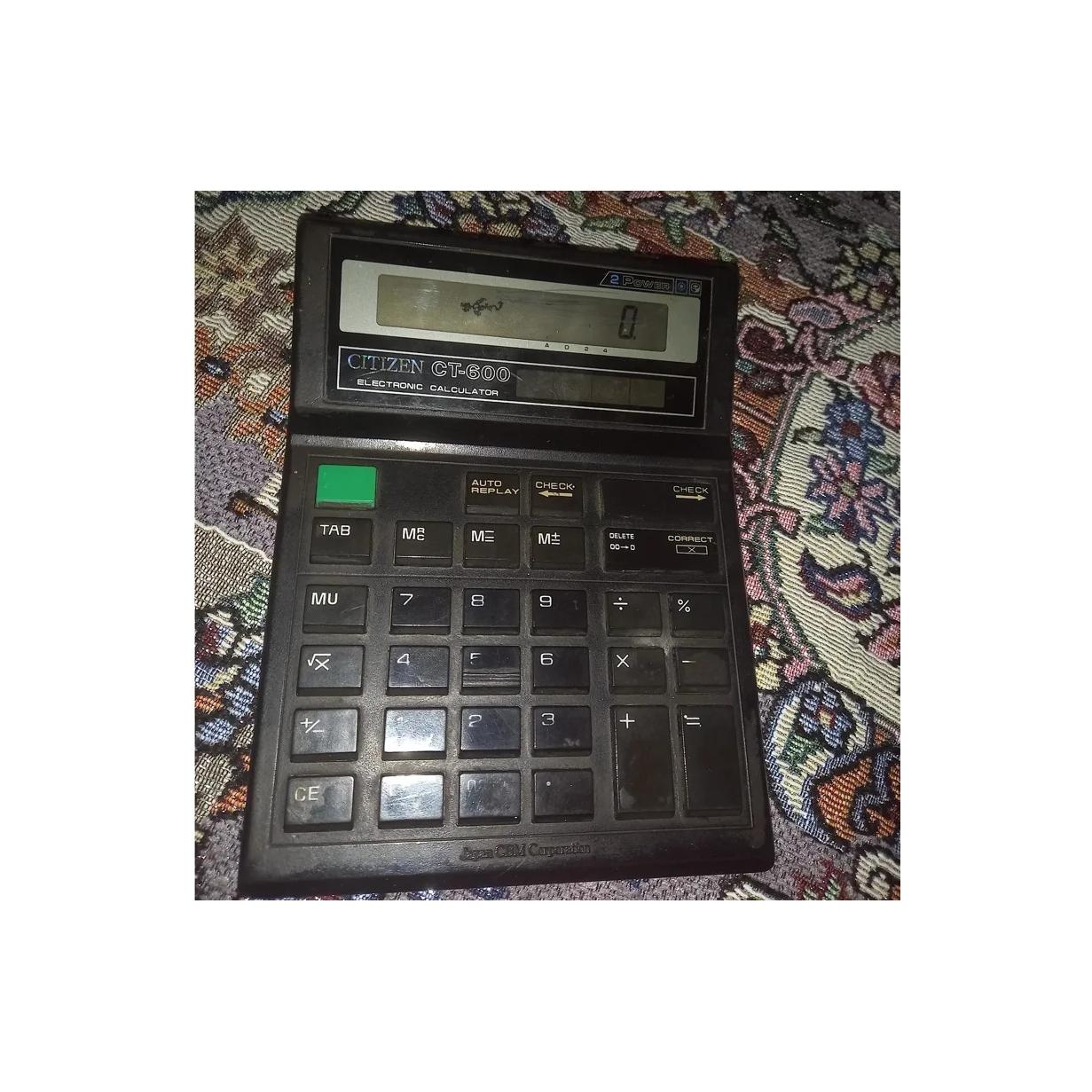 ماشین حساب معیوب مدل CT-600 Citizen