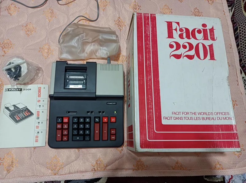 ماشین حساب فاسیت مدل 2201/ Facit 2201/ساخت 1968