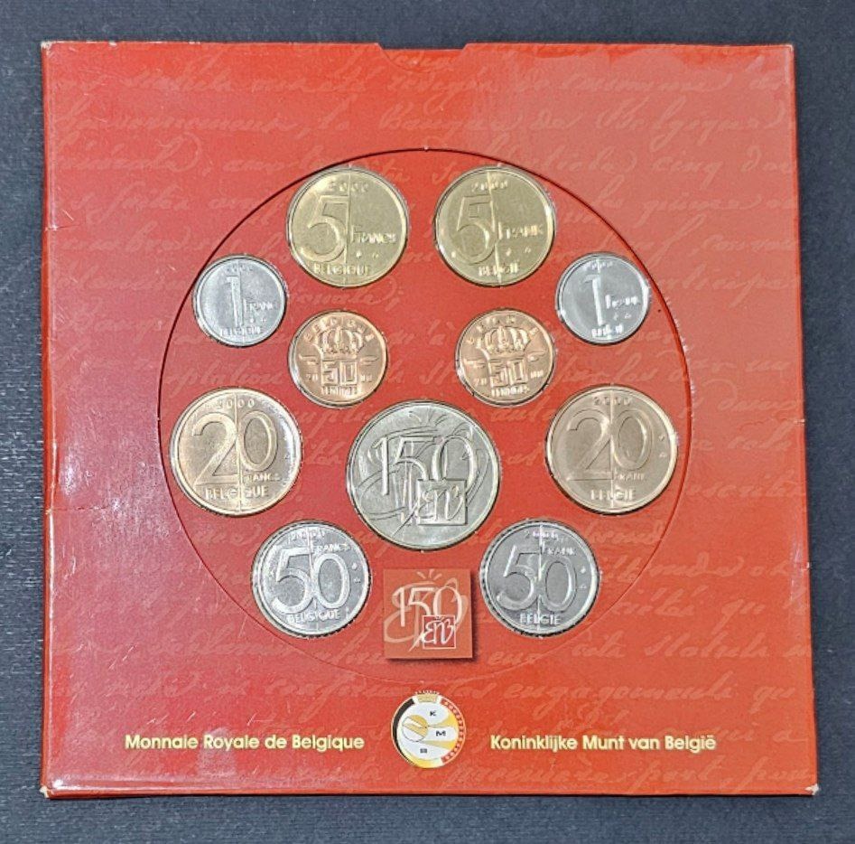 پروف ست بسیار زیبای سکه های بلکژیک