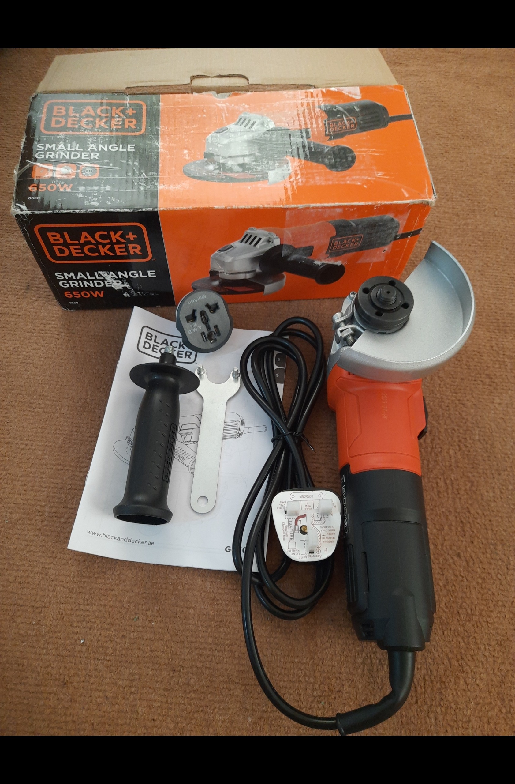 مینی فرز (بلک انددکر) مدل G650-B5 اصلی 650 وات