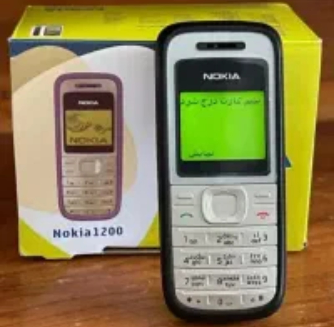 گوشی نوکیا1200 فول فابریک عطیقه با متعلقات فووول