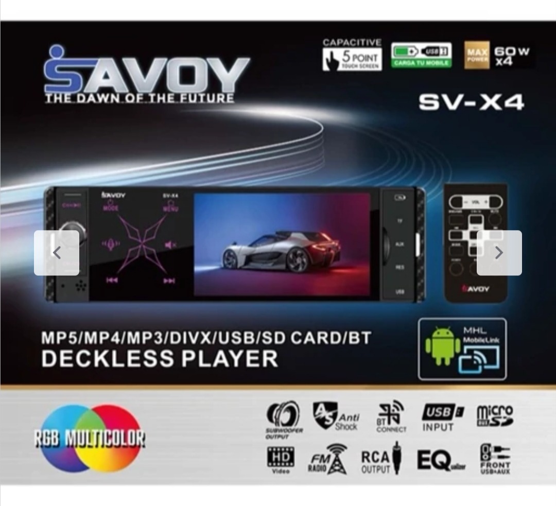 پخش کننده تصویری خودرو ساووی مدلSV-X4فووول