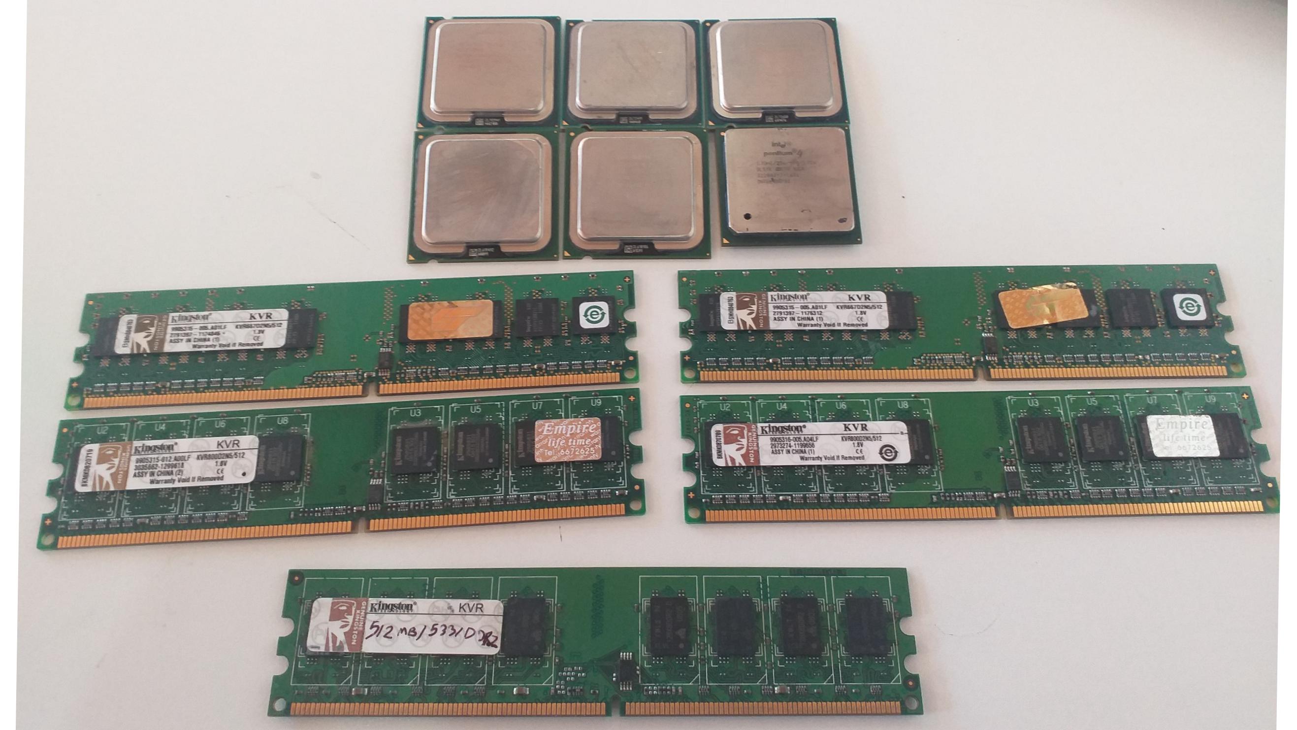 مزایده 5 رم و 6 پردازنده