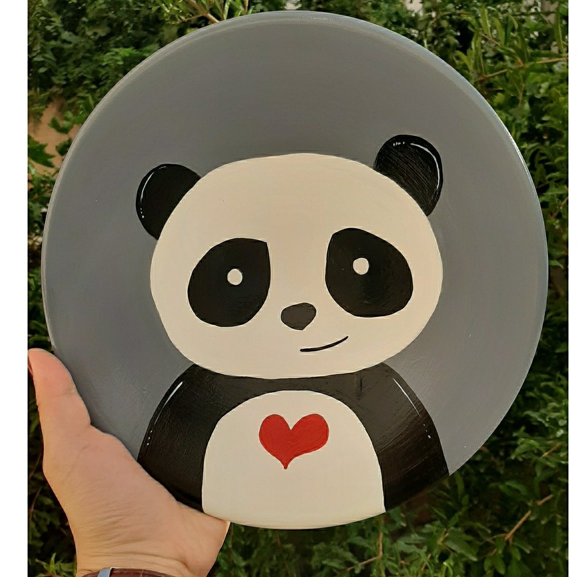 دیوار کوب سفالی طرح خرس