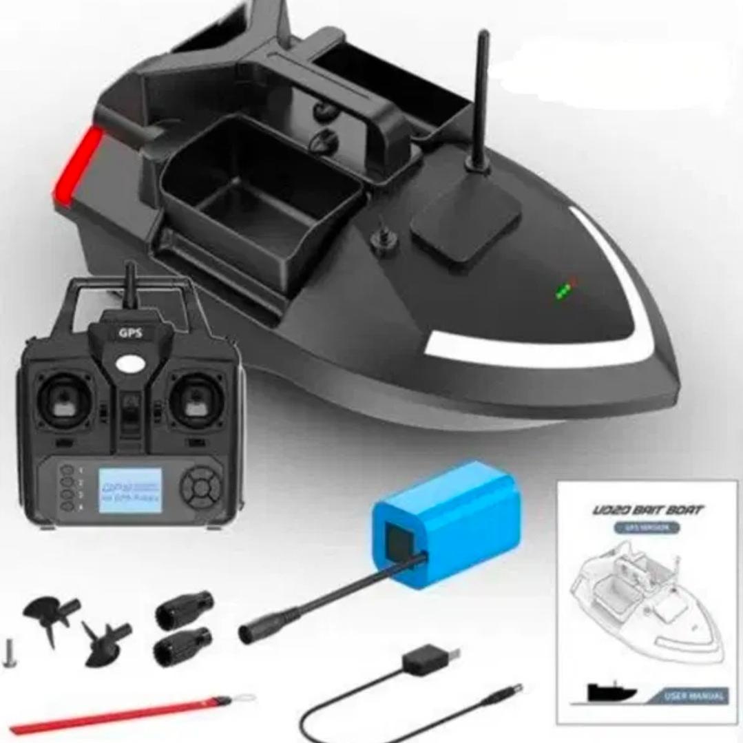 قایق طعمه پاش برند flytec مدل v020 دوموتوره GPSدار