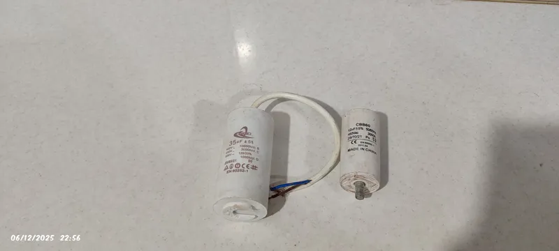 دو عدد خازن تست نشده ارسال رایگان