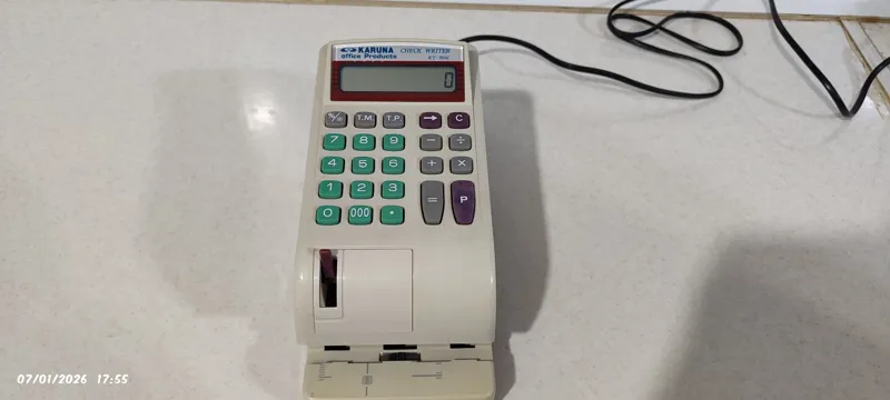 دستگاه پرفراژ چک ارسال رایگان