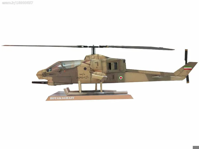 کیت ساخت بالگرد کبری AH-1J