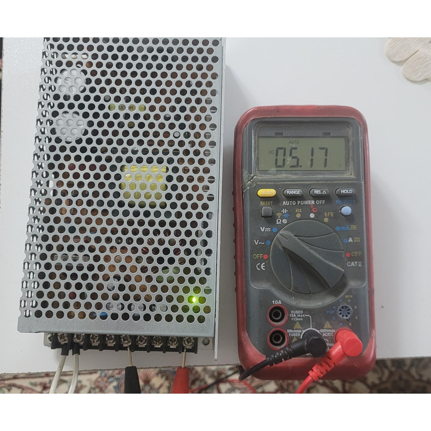 تغذیه 5ولت 40 آمپر