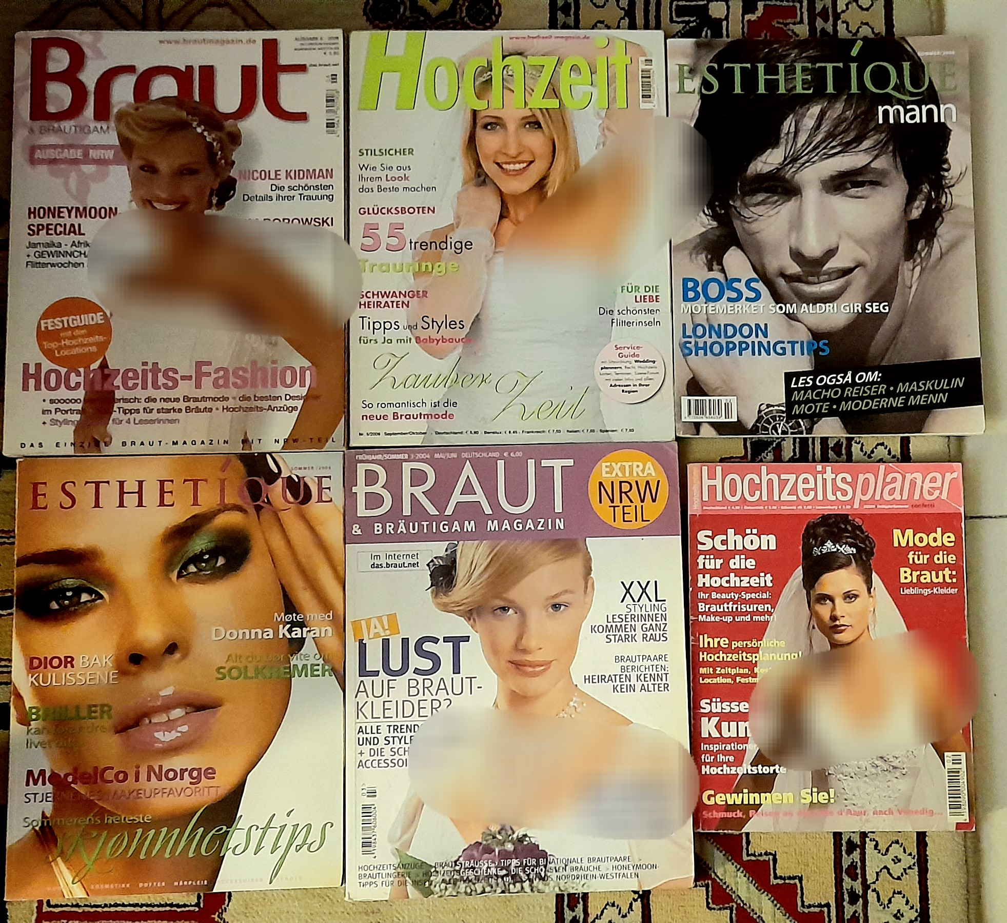 مجله عروس داماد انتیک و مدبافتنی 12 عدد