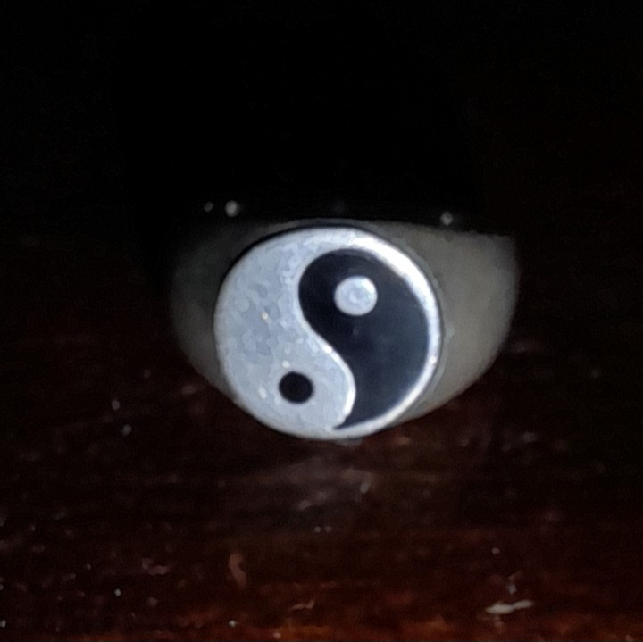 انگشتر نقره یین و یانگ