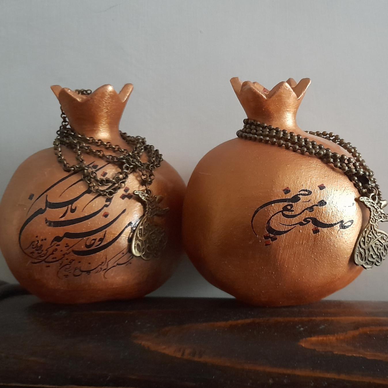 دکوری انار شب یلدا دستسازه هنری