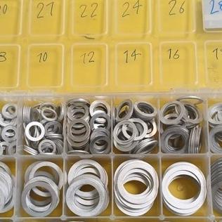 کیت پک کامل جعبه واشر آلمینیومی بزرگ