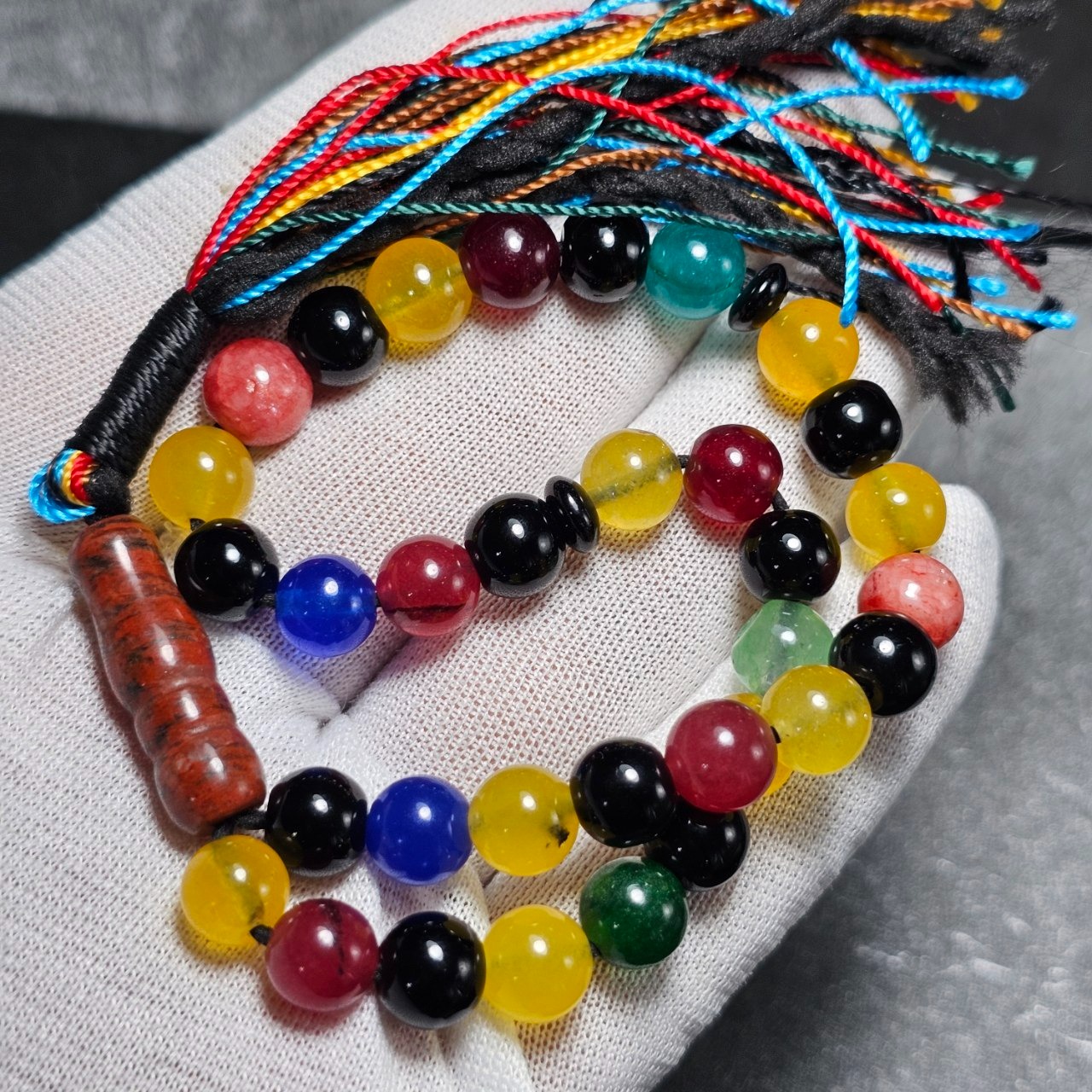 تسبیح 33 دانه ام البنین جید معدنی کد 10470