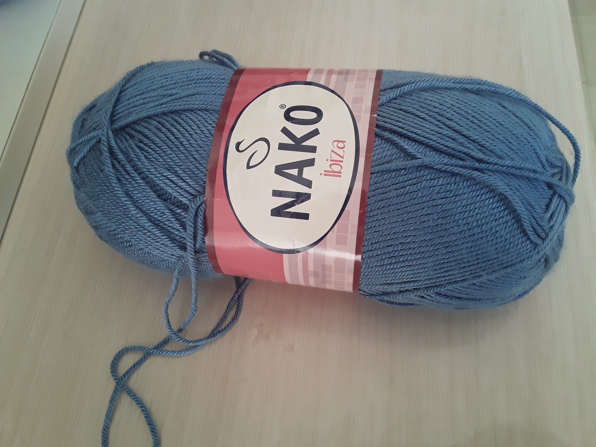 کاموا ناکو ایبیزا ترک (رنگ آبی جین)