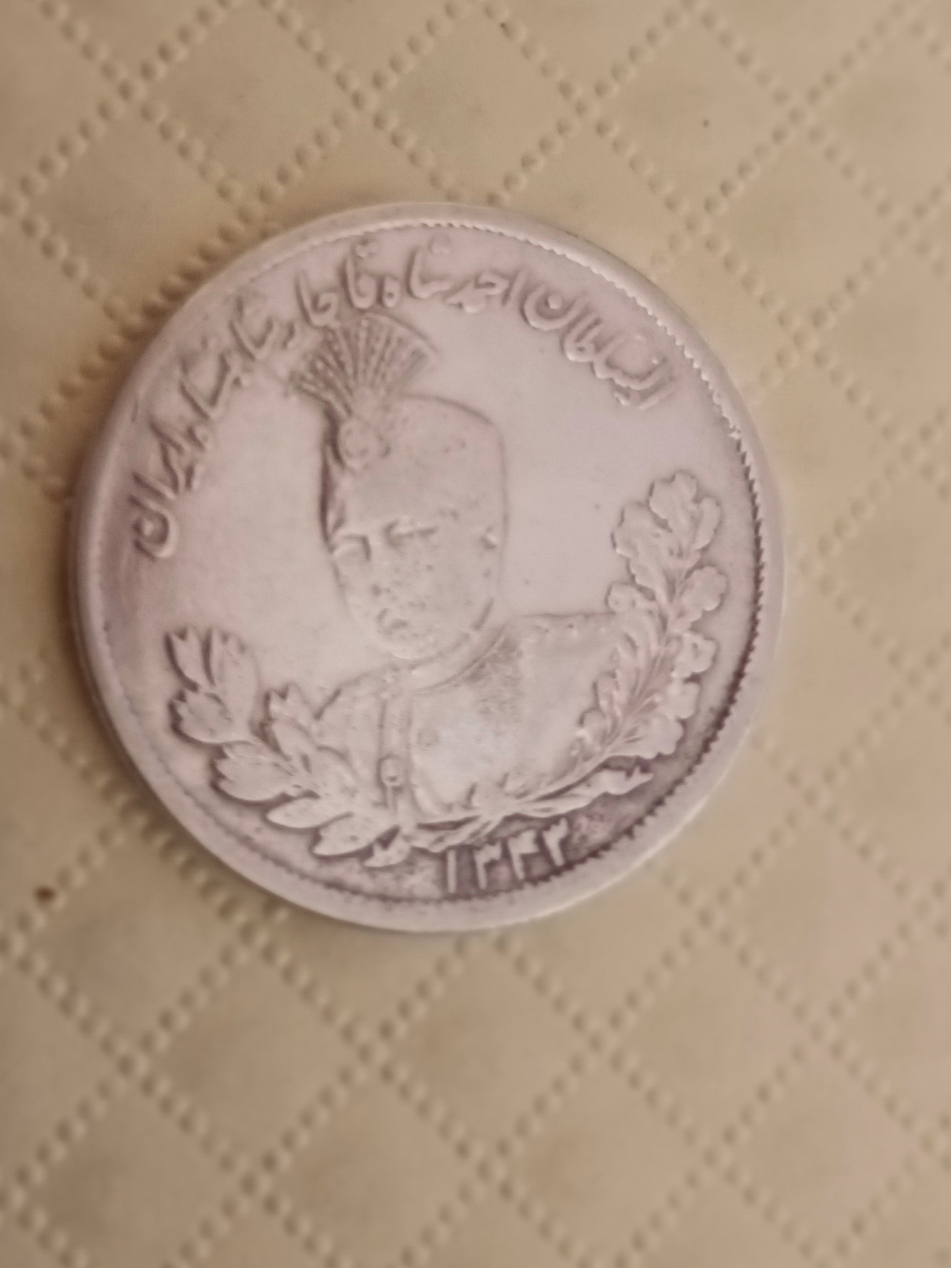سکه دو هزار دینار تصویری احمد شاه