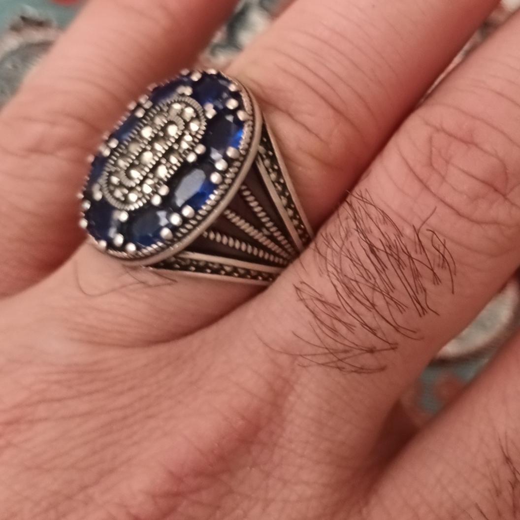 انگشتر نقره مردانه