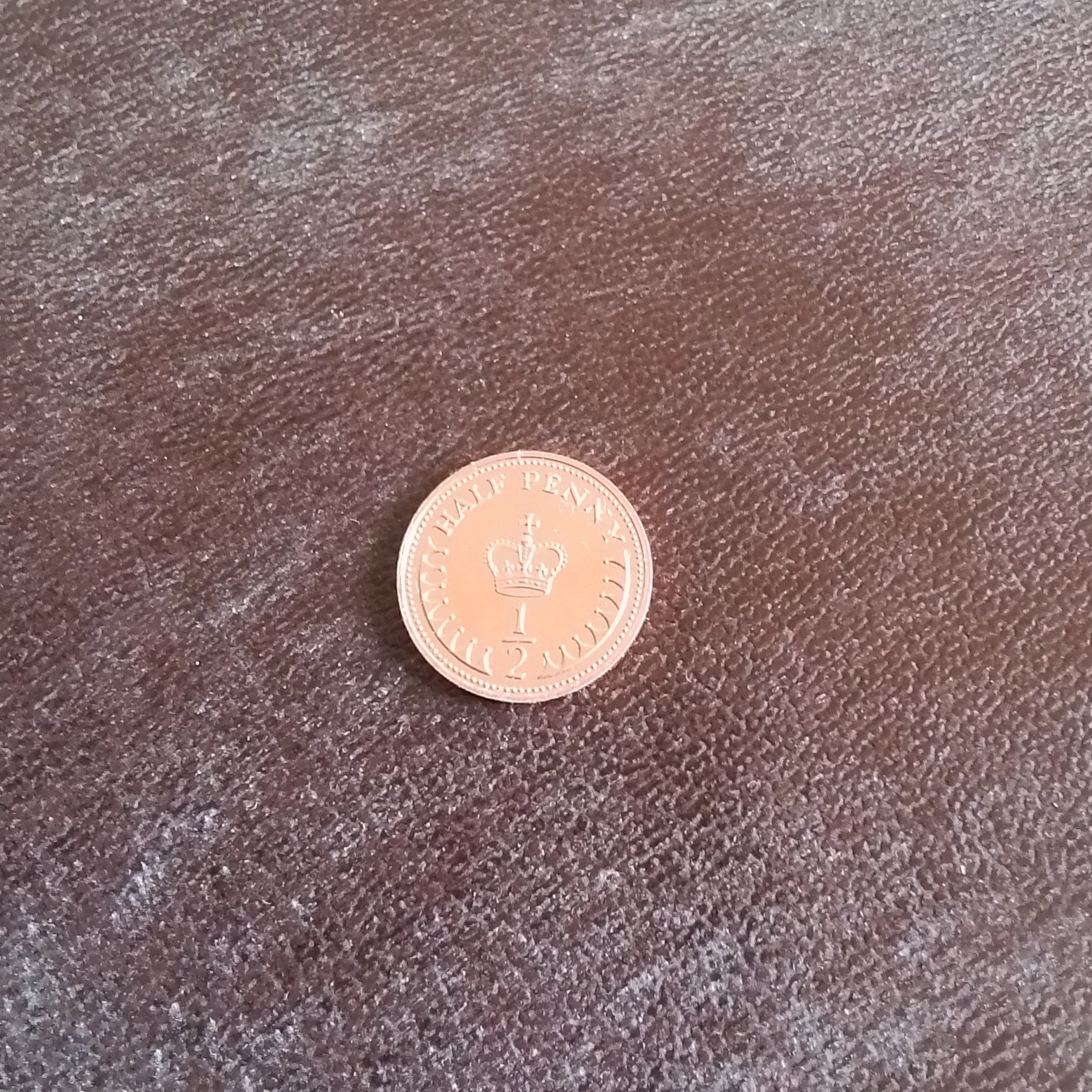 سکه نیم پنی الیزابت دوم انگلستان