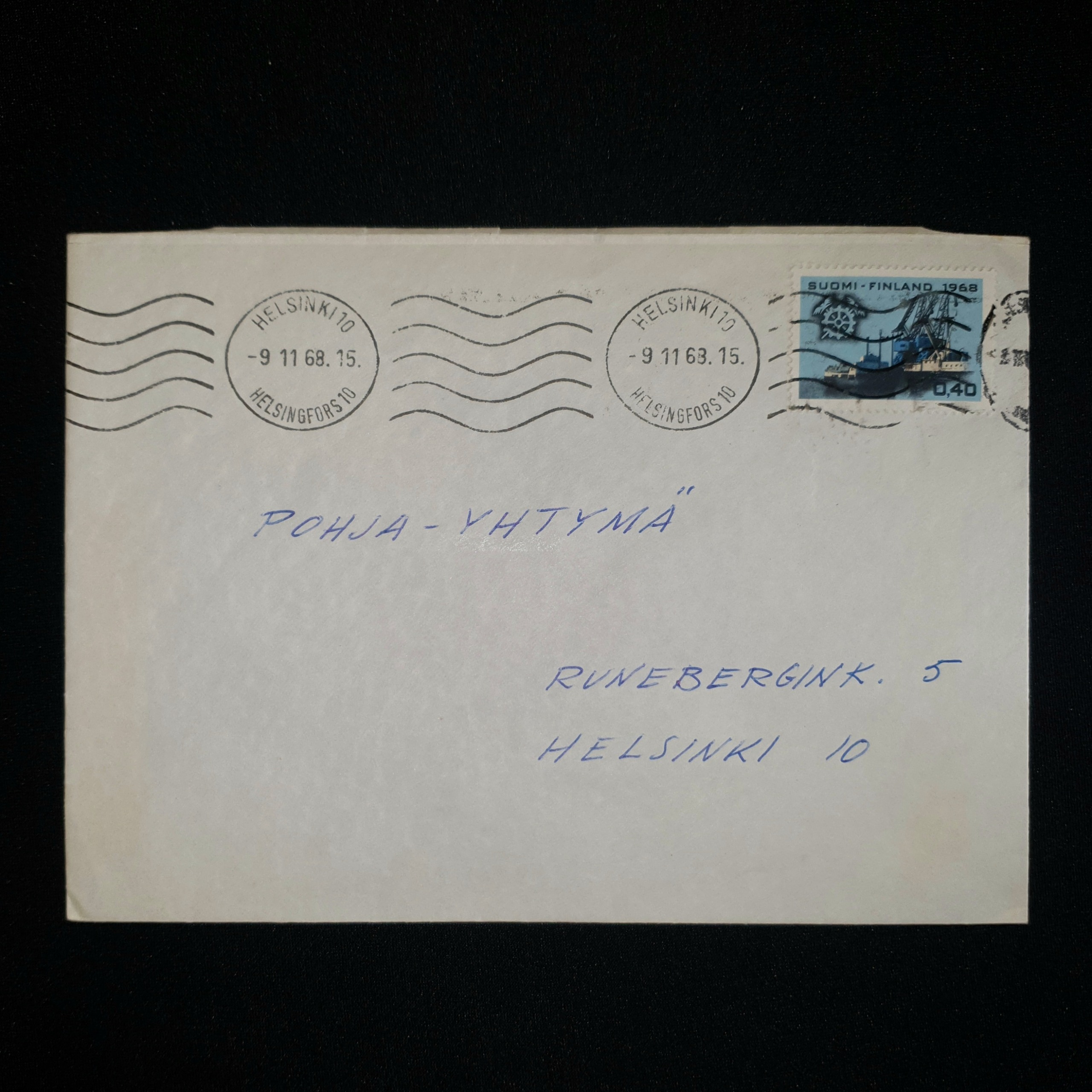 پاکت پُستی فنلاند 1968 (5)