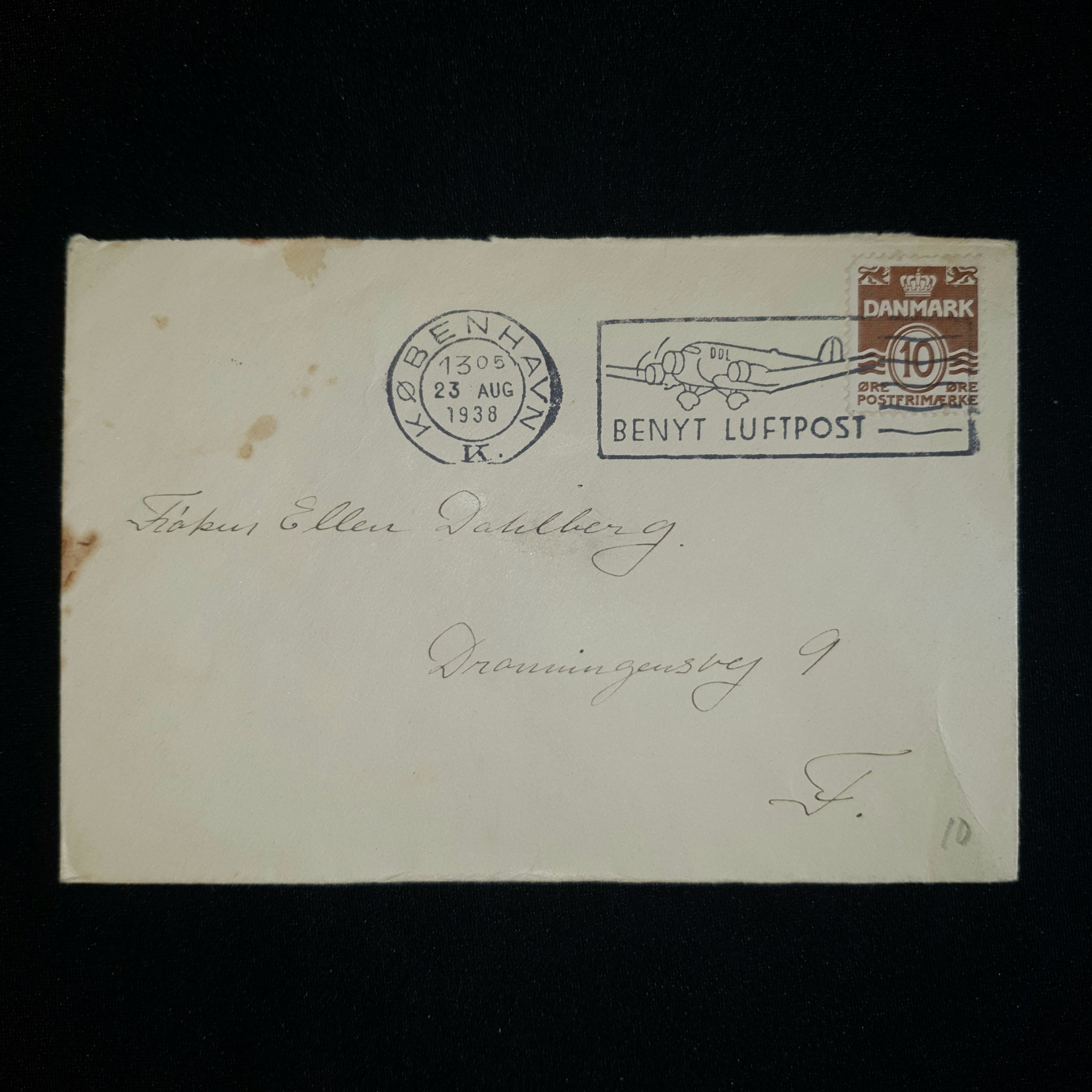 پاکت پُستی دانمارک 1938 (8)