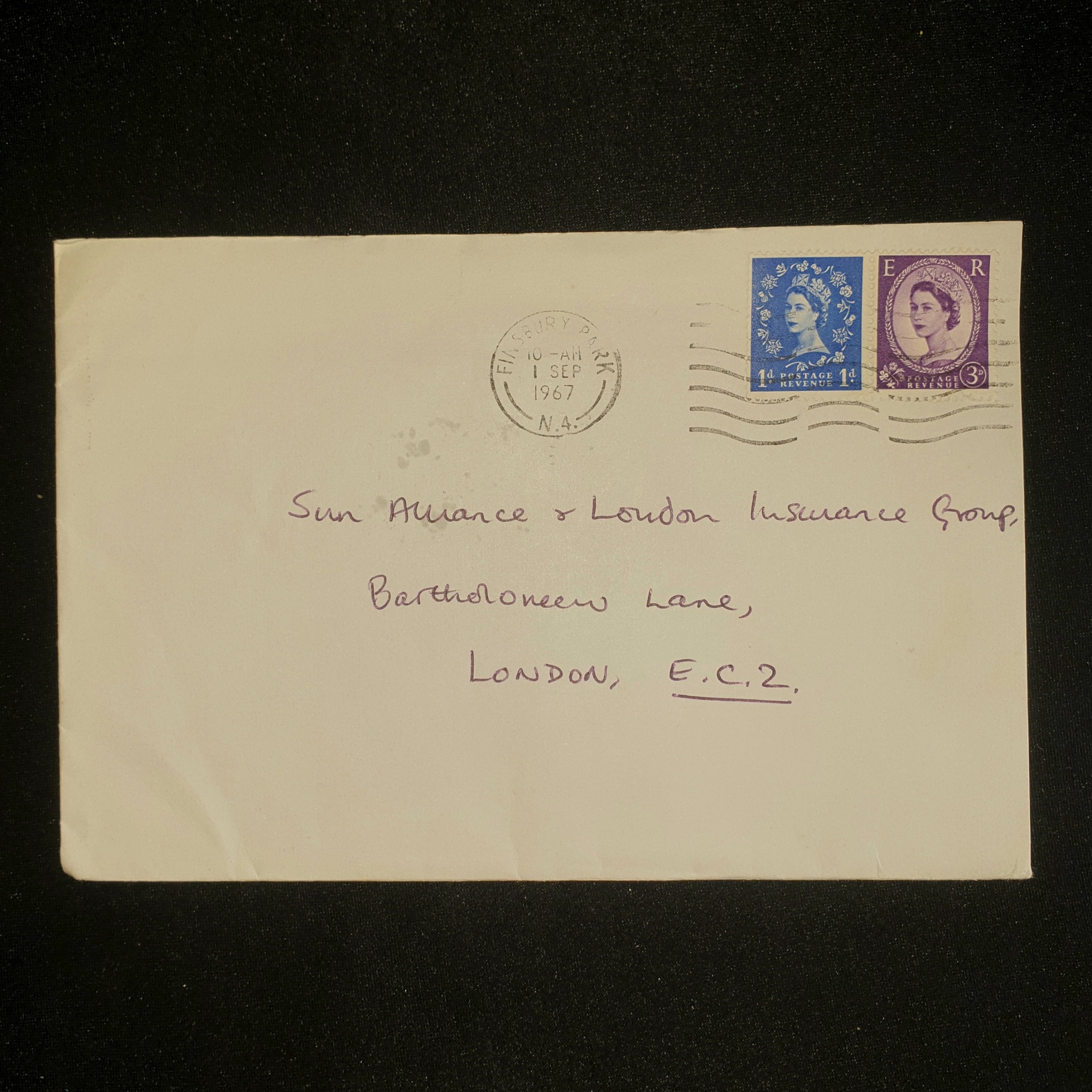 پاکت پُستی انگلستان 1967 کمیاب (15)