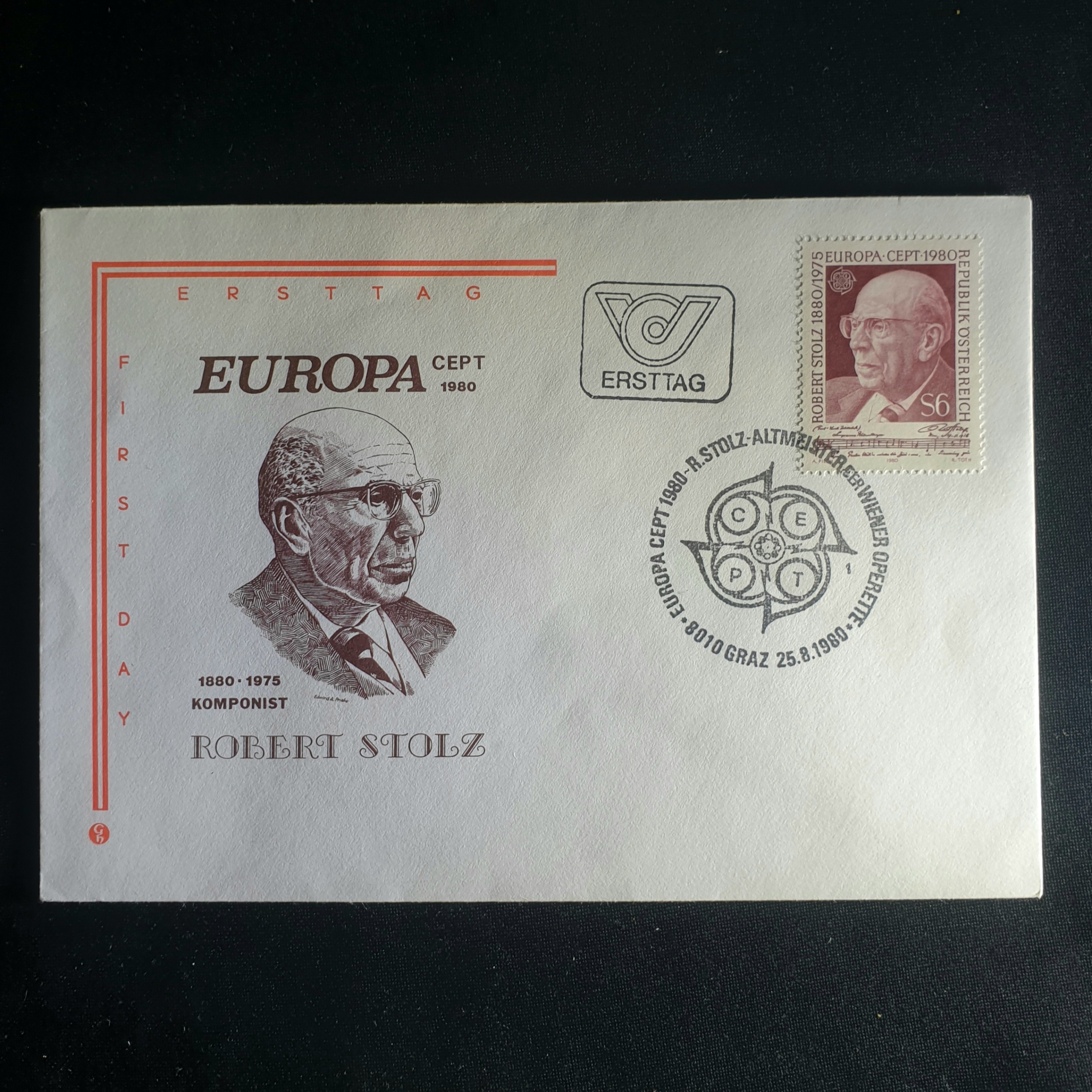 پاکت مُهر روز بزرگداشت اروپایی 1880م1975 (17)