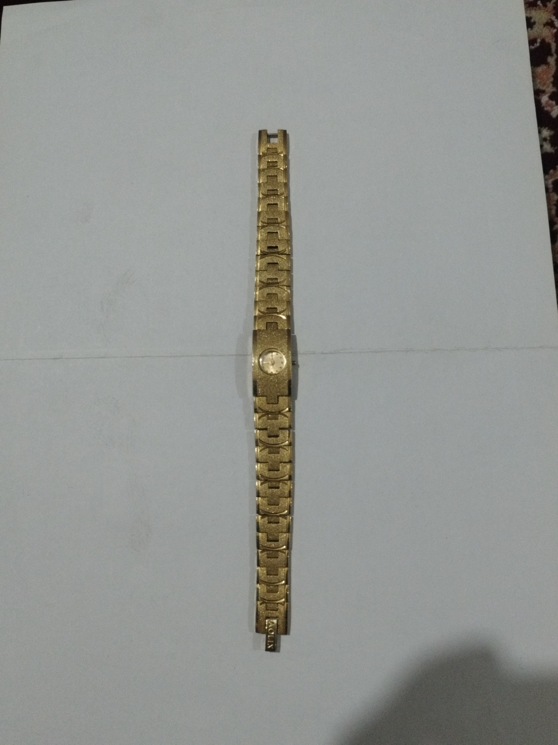 ساعت مچی زنانه روکش طلای 24عیار