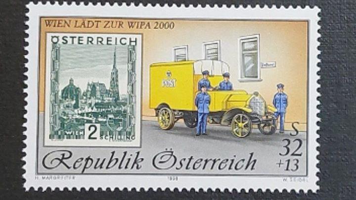 تمبر اتریش 1998 نمایشگاه تمبر سال 2000 وین