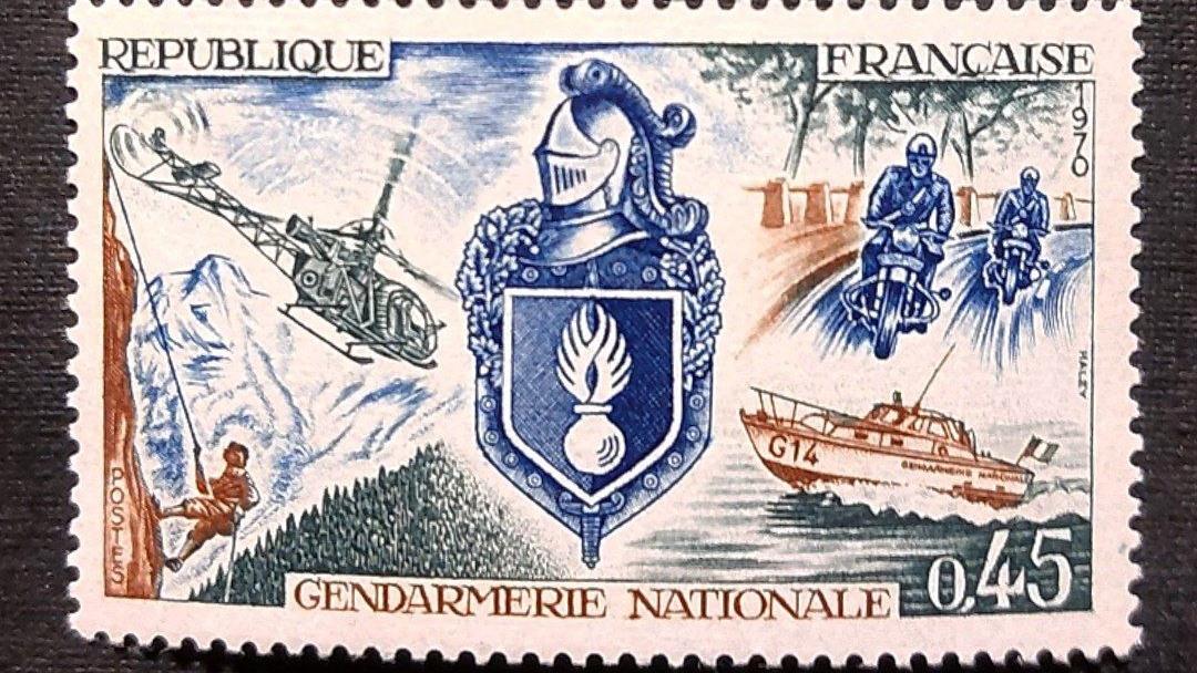 تمبر فرانسه 1970 ژاندارمری