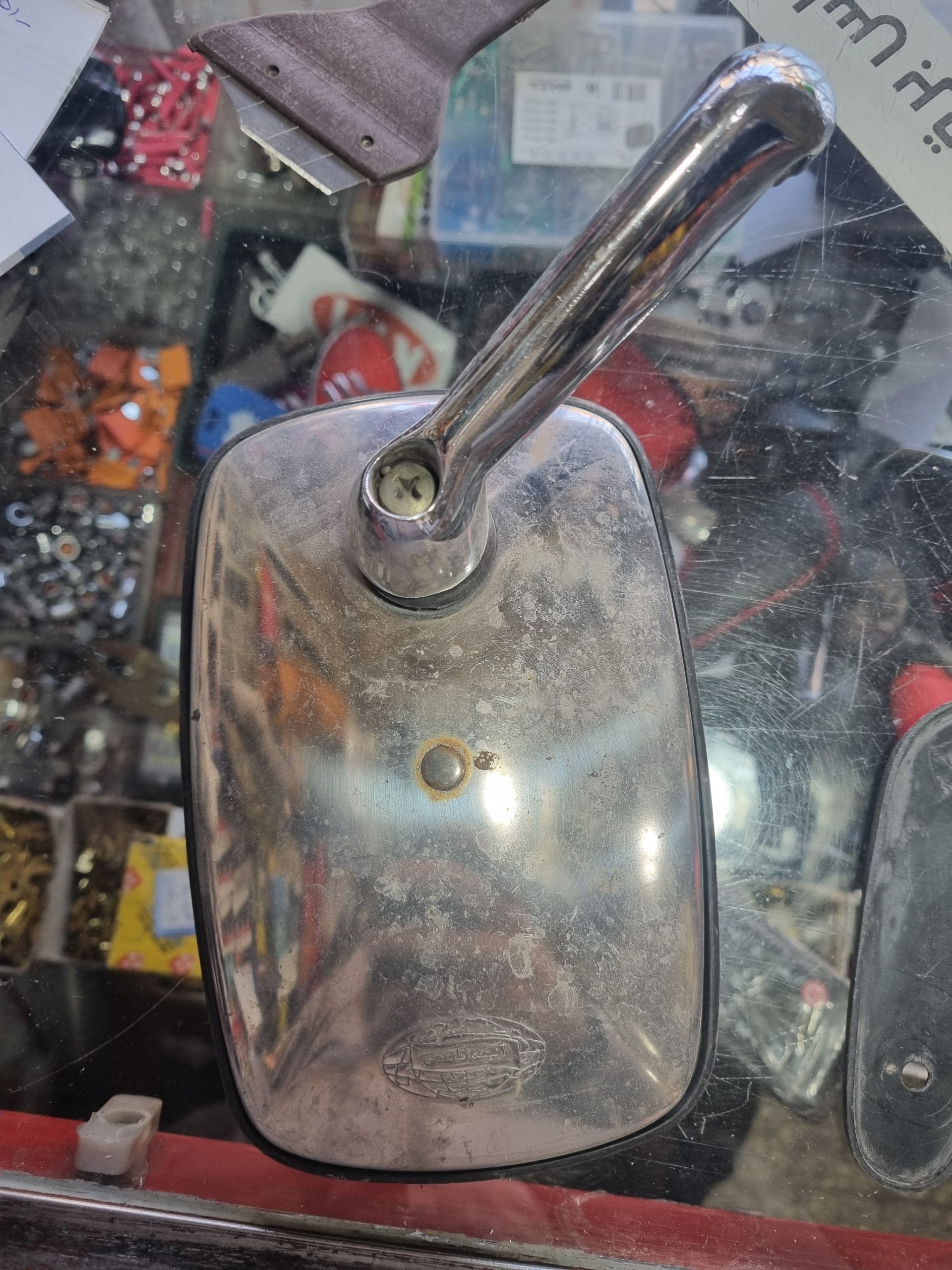 آینه بغل قاسمی معیوب
