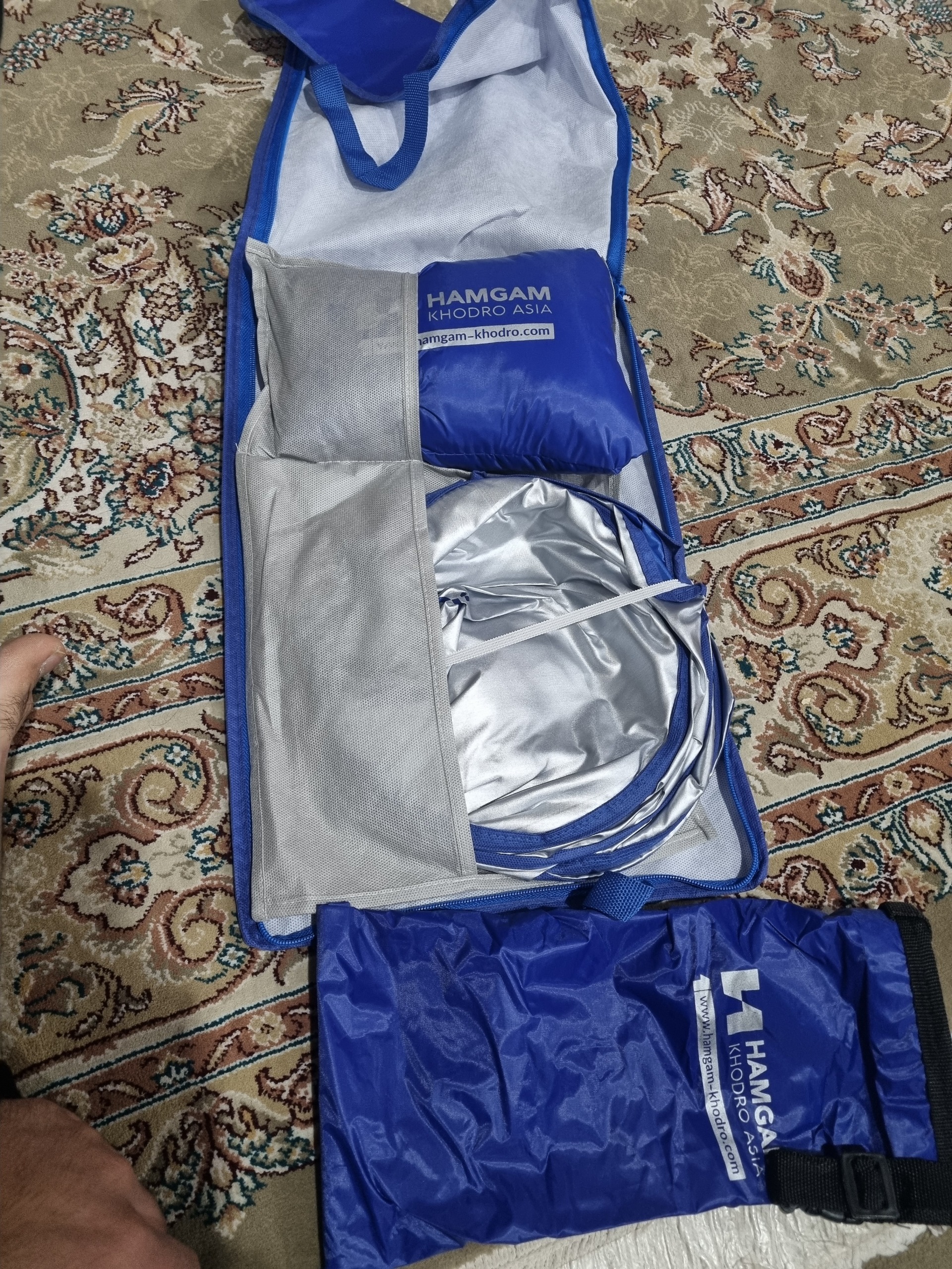 پرده،پشت گردنی،کیسه زباله