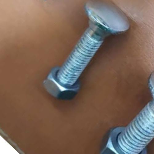 پیچ و مهره استیل سایز 6  شش عددی