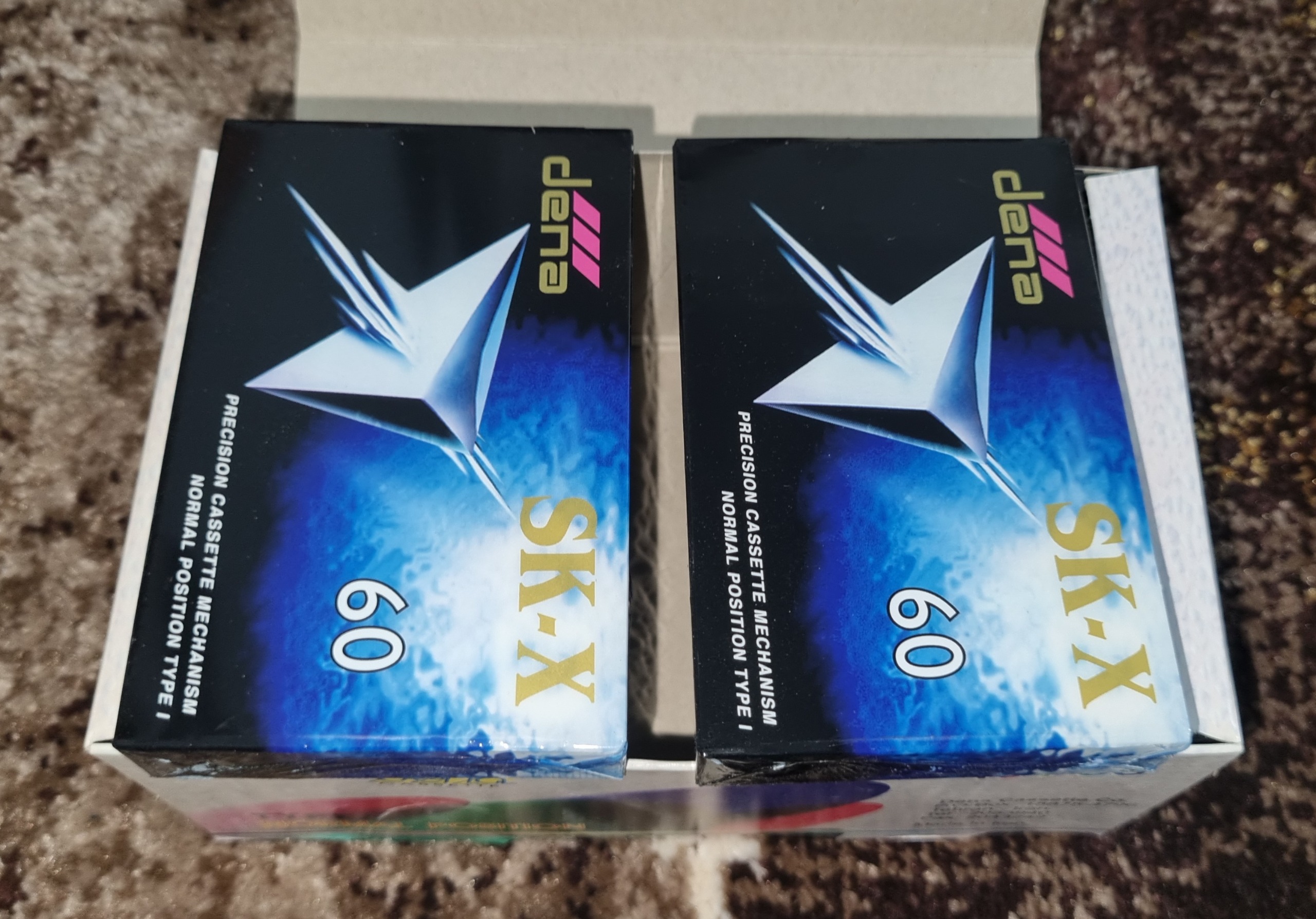 باکس10تایی کاست خام پلمپ 60دقیقه DENA SKX