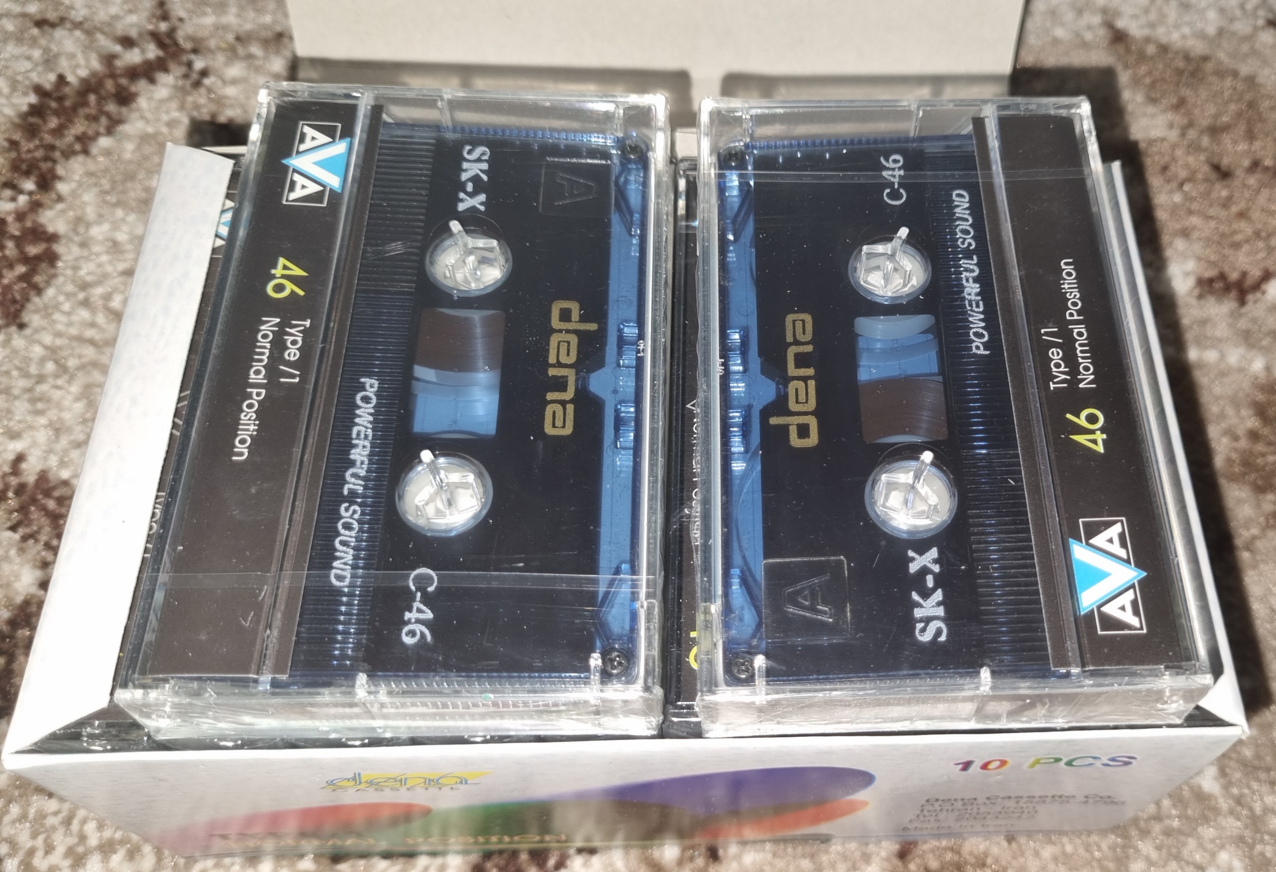 باکس 10عددی کاست خام پلمپ 46دقیقه آکبند دنا